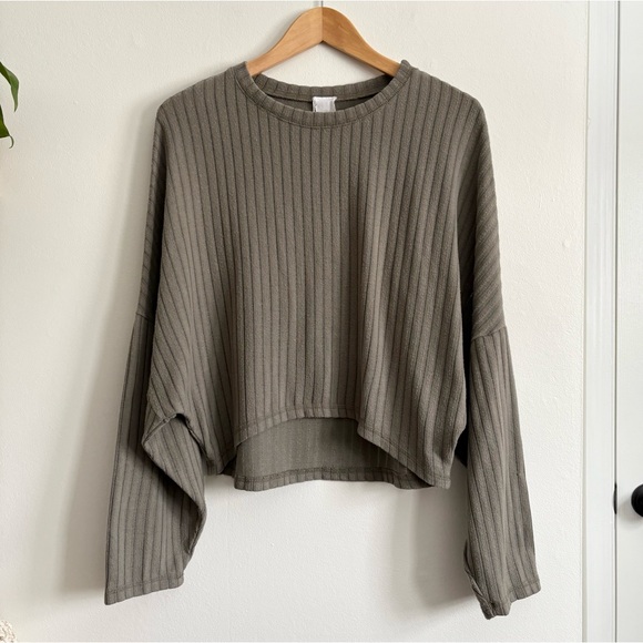 Project Social T Tops - Project Social T Ribbed Long Sleeve Top